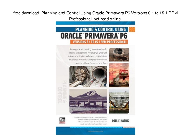 Primavera P6 User Manual Free Download